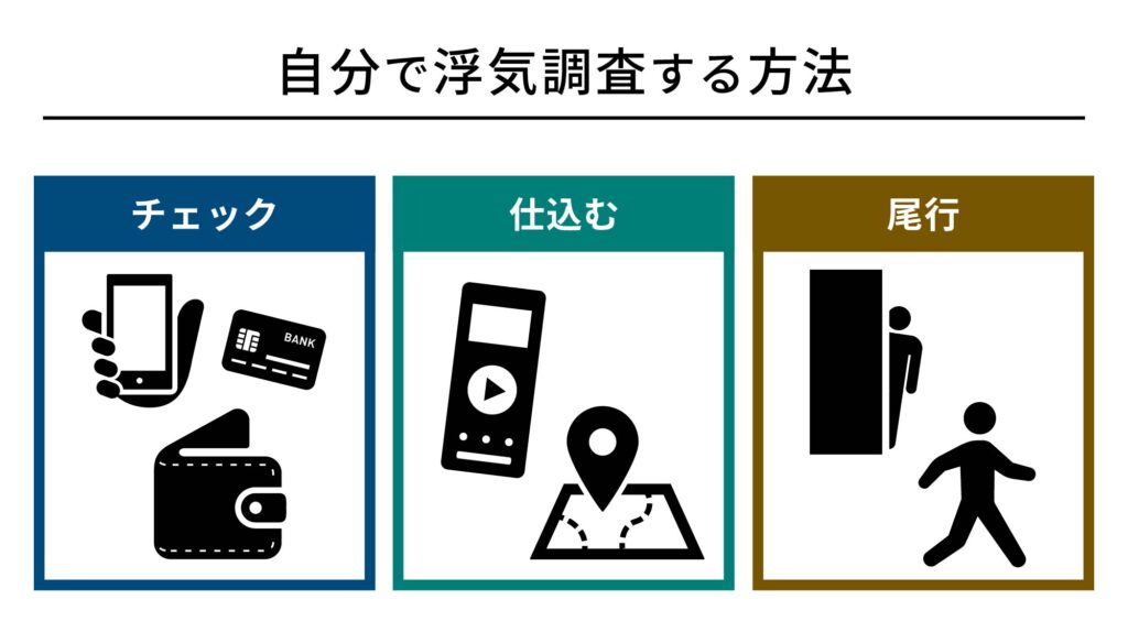 自分で浮気調査する方法