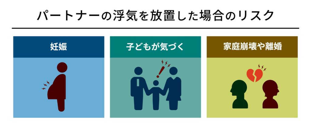 パートナーの浮気を放置した場合のリスク